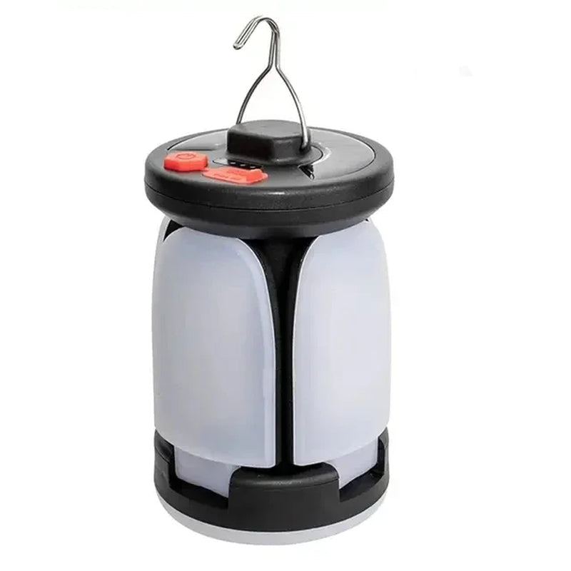 1-5PCS Camping Lantern LED Lamp with 6 Light Modes Ultra Bright LED Tent Lamp USB & Solar Rechargeable Hiking Lights for Fishing