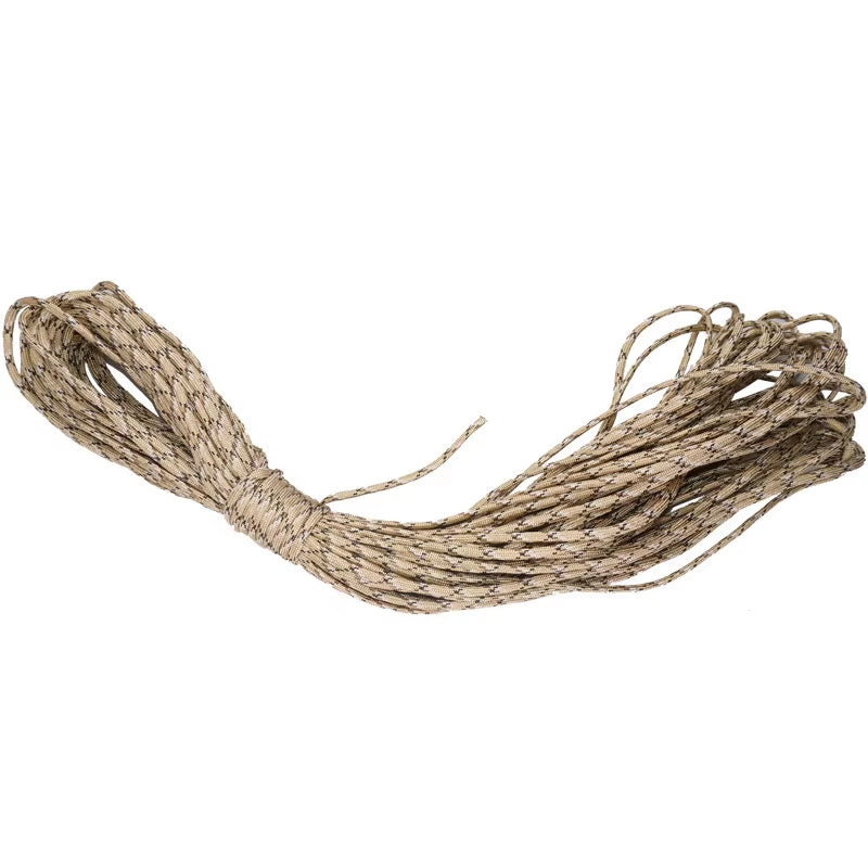 550 Military Paracord 7 Strand 4Mm Tactical Parachute Cord Camping Accessories Outdoor Survival DIY Bracelet Rope