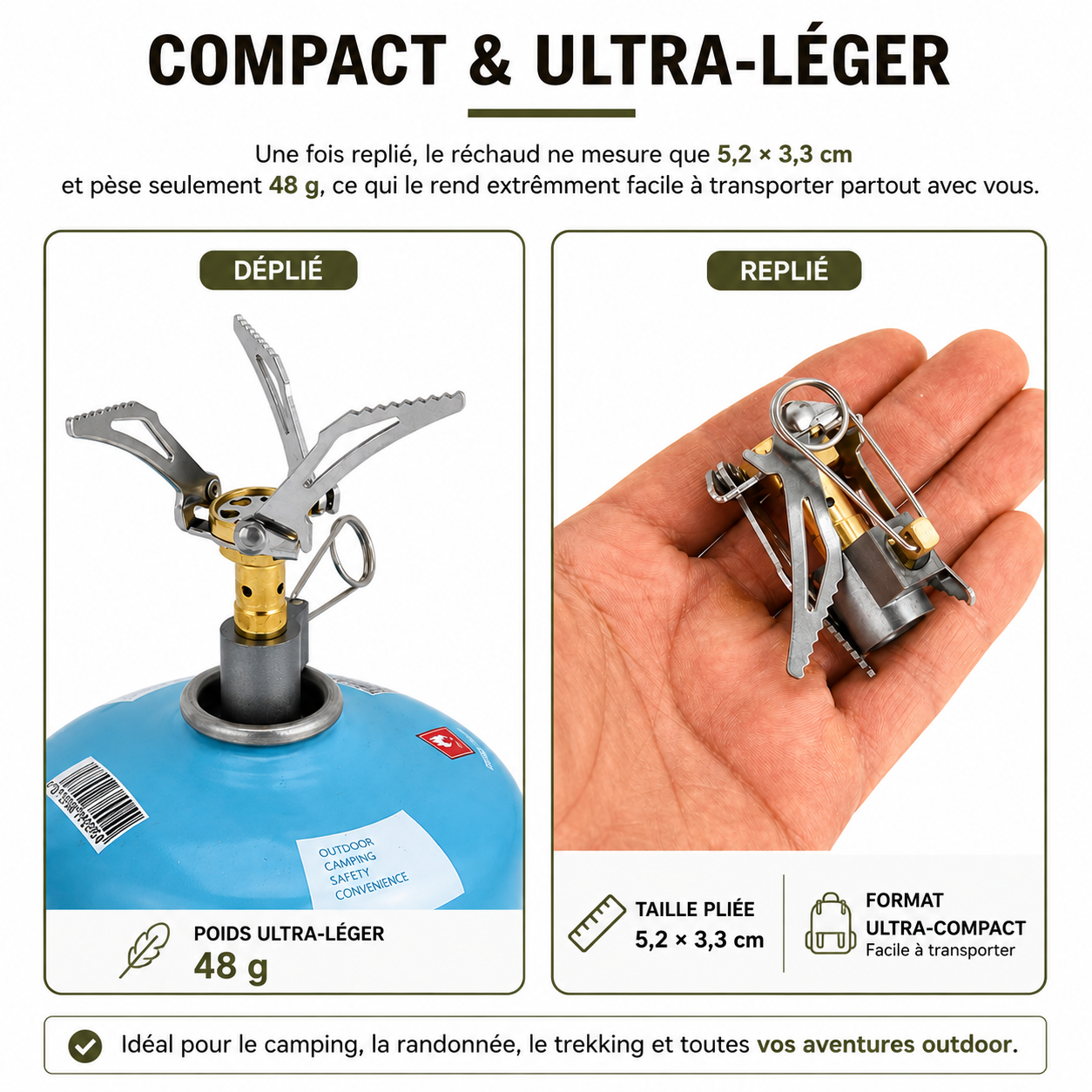 Réchaud Ultraléger 3000W