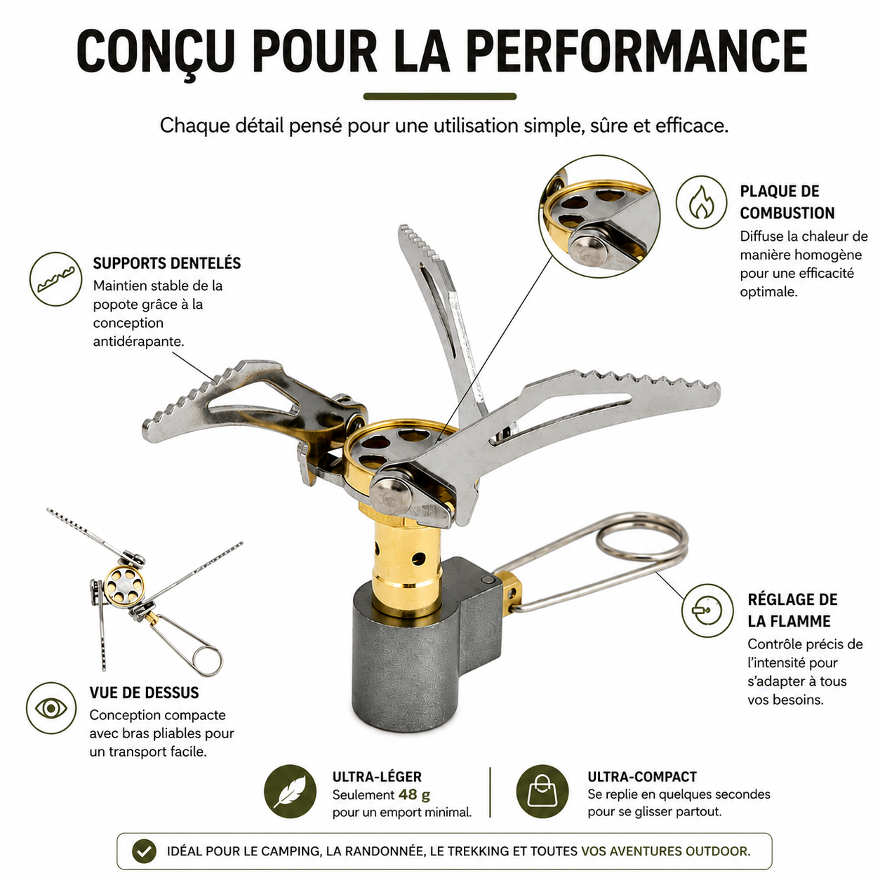 Réchaud Ultraléger 3000W