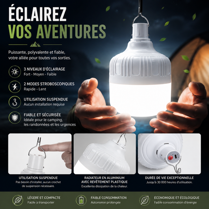 Lampe outdoor rechargeable