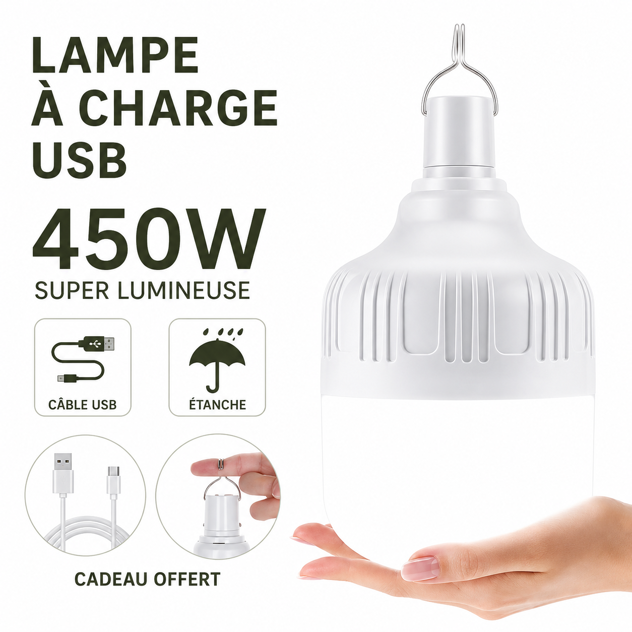 Lampe outdoor rechargeable