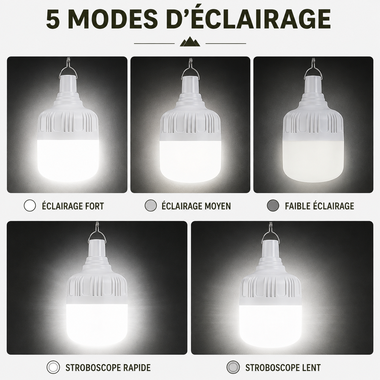 Lampe outdoor rechargeable